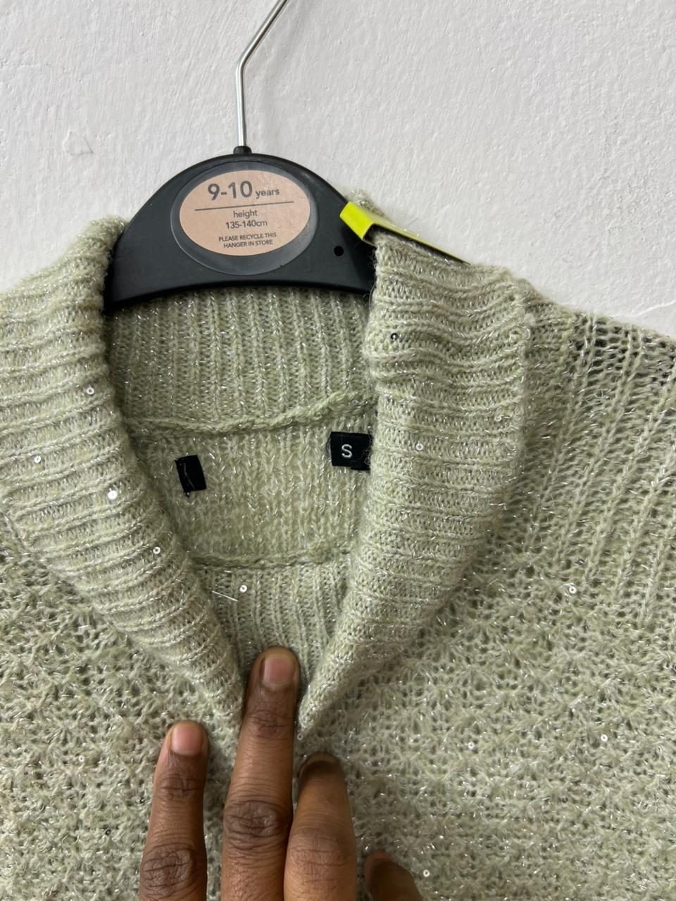 LADIES HIGH NECK SWEATER TANK TOP-ZARA - Image 4