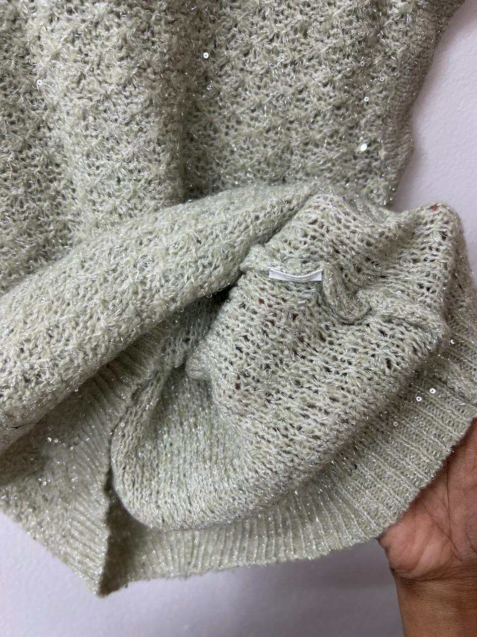 LADIES HIGH NECK SWEATER TANK TOP-ZARA - Image 5